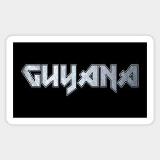 Heavy metal Guyana Sticker